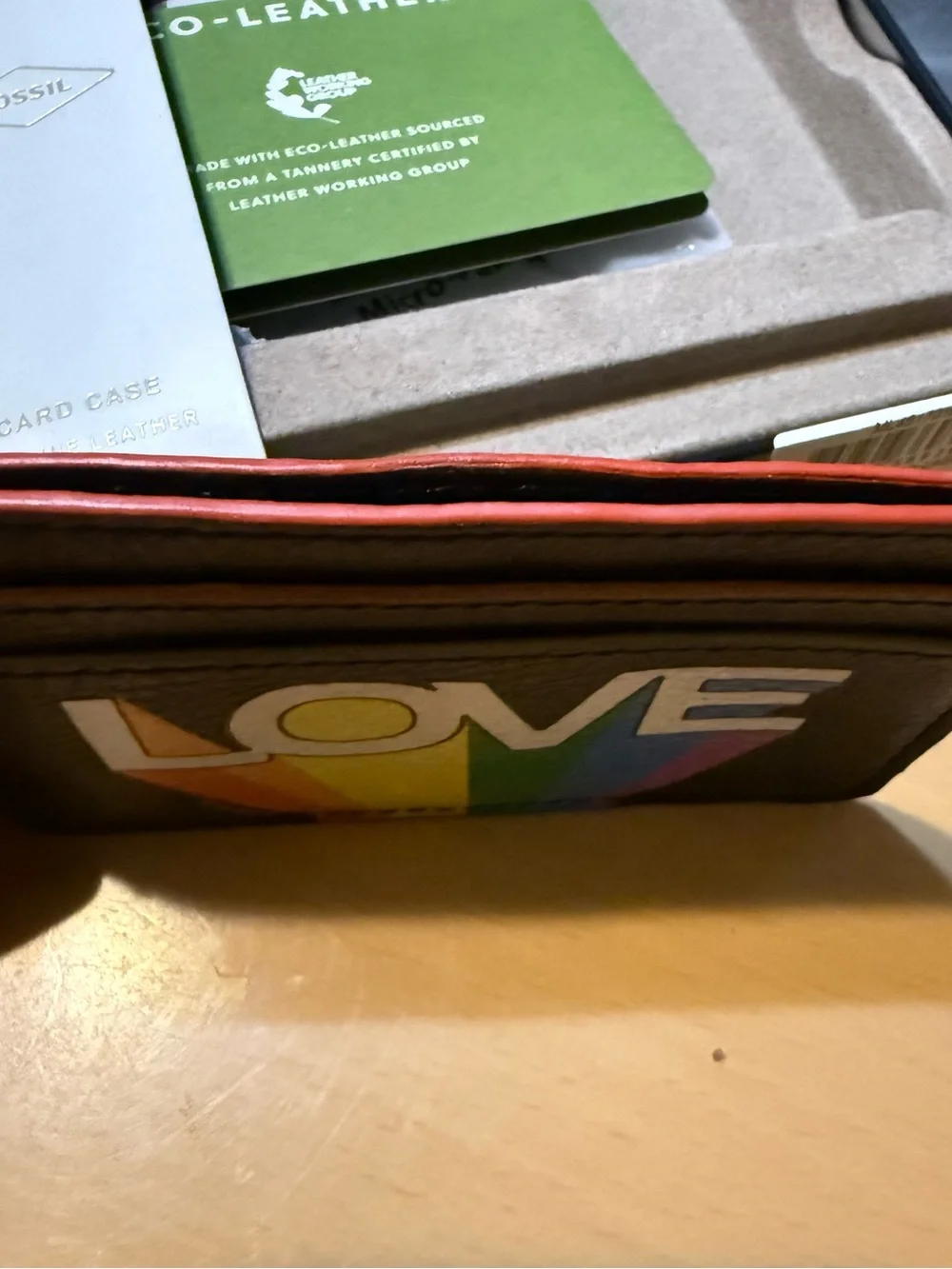 Fossil - Card Case Pride Love New Limited Edition
